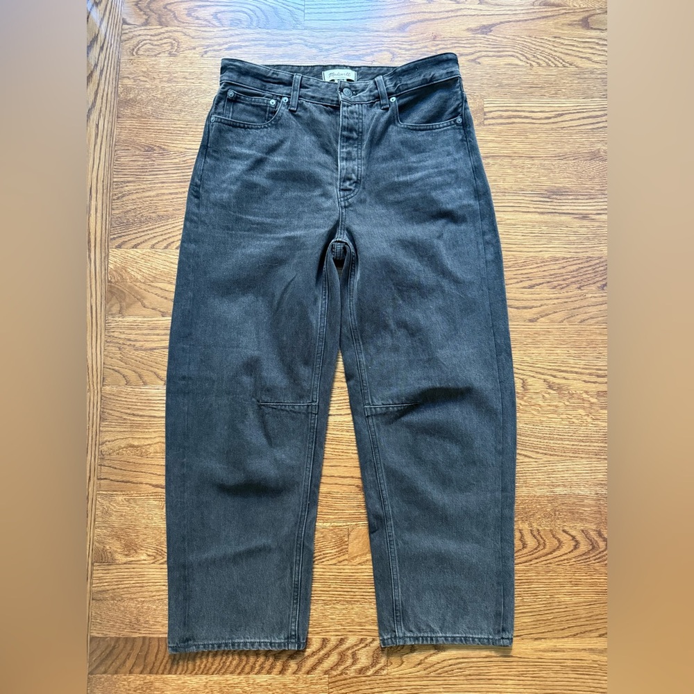 MADEWELL Darted Barrel Leg Jeans Baggy Oversized Loose Grunge Cotton Trendy 27